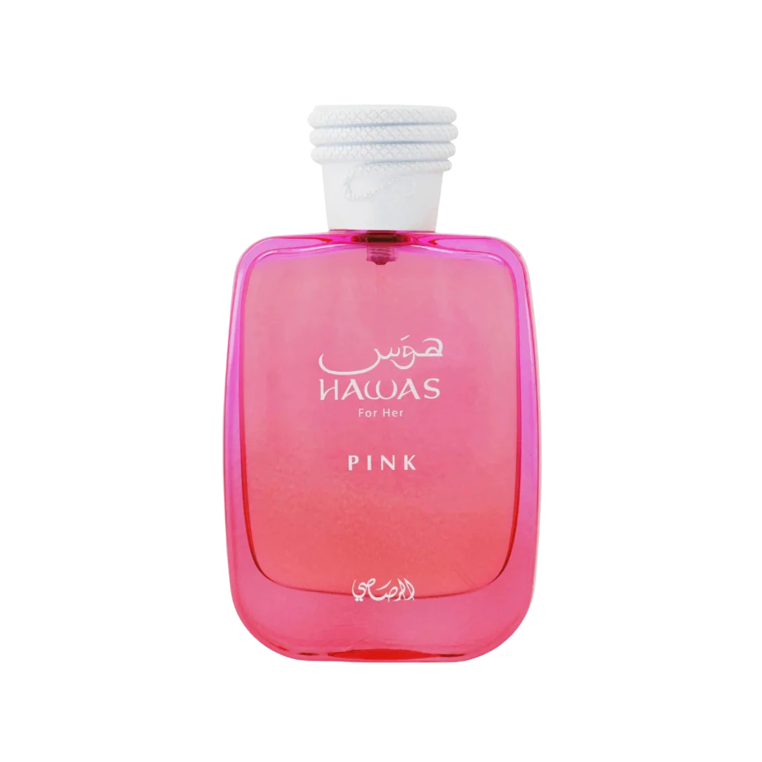 Hawas Pink Eau de Parfum by Rasasi Bottle